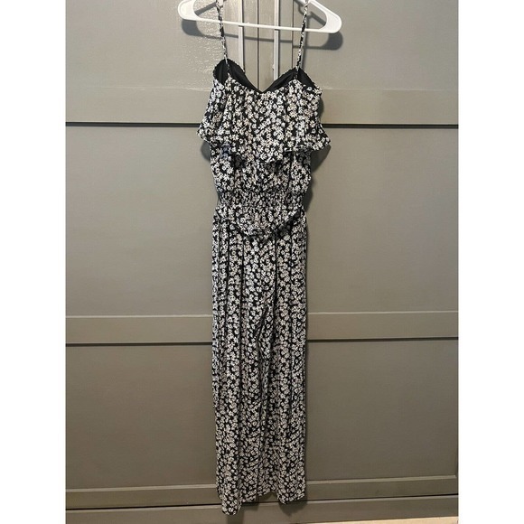 Heartsoul Womens Small Multi-Color Floral 100% Polyester Pant Jumpsuit-Sz Small - Picture 3 of 9